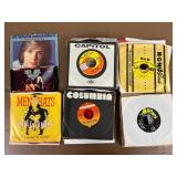 Lot of 65+ Vintage 45 RPM Records - Mixed Artists