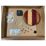 DIY Hardwood Round Clock Kit - 14 Diameter