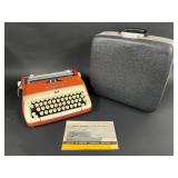 Vintage Smith-Corona Galaxie Typewriter with Case