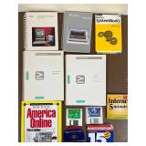 Vintage Computer Manuals & America Online Disks Lo