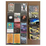 Lot of 17 Vintage Cassette Tapes & Blank Tapes