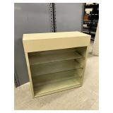 Display Case with Glass Shelves