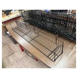 48' Black Wire Gridwall Shelf - Qty 12