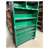 Wheeled Wooden Sales/Storage Cabinet - Qty 1