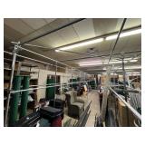 2 Rows of ANCRE Commercial Garment Rail Systems