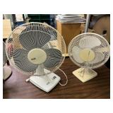 SMC 12 & Holmes 10 Table Fans Set