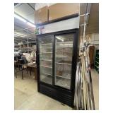 Commercial 2-Door Glass Front Refrigerator
