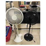 Lasko Oscillating Pedestal Fans - White & Black