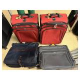Set of 4 Carry on Travel Luggage Bags