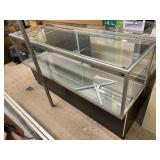 Glass Display Showcase with Storage Cabinet