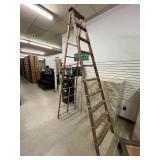 Qty 1 - 10 Foot Wooden Step Ladder