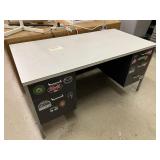 Vintage Metal Tanker Desk