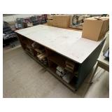 Large Workshop Table with Storage Space