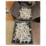 2 Large Totes of Retail Clothing Hangers