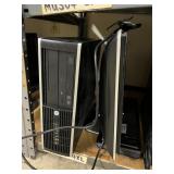 1 HP Desktop Computer with Monitor