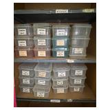 Collection of 24 Shoe Box Size Storage Containers