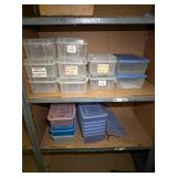Collection of 19 Shoe Box Size Storage Containers