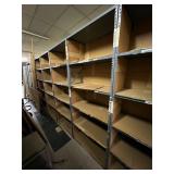 2 Sections - Metal Adjustable Shelving Units