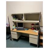 Cubicle Style Metal Office Desk - 60 W x 65 H x...