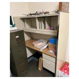 Cubicle Style Metal Office Desk - 60 W x 65 H x...