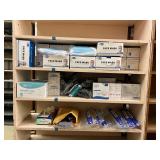 Contents of Shelves - PPE, Masks, Shields & Others