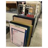Assorted Collection of Framed Artwork & Mirrors