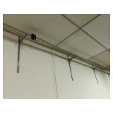 Wall Attached Garment Rack - 11 Sections @ 48'
