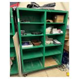 Wheeled Wooden Sales / Storage Cabinet - Qty 1