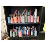 Large Lot of Assorted Polyester Thread Cones