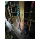 Miscellaneous Wood and Shelving Collection