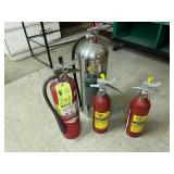 Set of 4 Fire Extinguishers