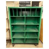 Wheeled Wooden Sales/Storage Cabinet - Qty 1