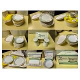 74 Piece - Bellegarden Porcelain China Dining Set