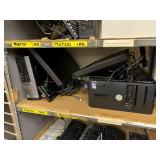 2 Dell Desktop Computers w/ Monitors and Keyboards
