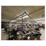 3 Rows of ANCRE Commercial Garment Rail Systems