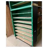 Wheeled Wooden Sales/Storage Cabinet - Qty 1
