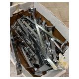 Large Lot of Chrome Grid Wall Hanger Arms