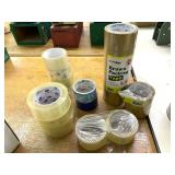 Collection of Packing Tape, Clear and Brown