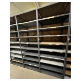 2 Sections - Metal Adjustable Shelving Units