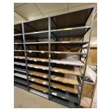 2 Sections - Metal Adjustable Shelving Units