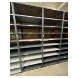 2 Sections - Metal Adjustable Shelving Units