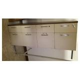 Metal Tanker Style Office Storage Cabinet