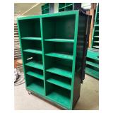 Wheeled Wooden Sales/Storage Cabinet - Qty 1