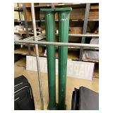 2 - Green Decorative Greek/Romanesque Pillars