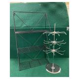 Qty 2 Display Racks: Spinner & Shelf
