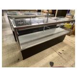 Glass Display Showcase with Storage Cabinet