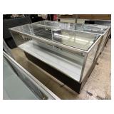 Glass Display Showcase with Storage Cabinet