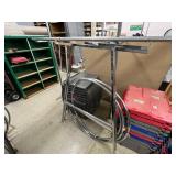 Collapsible Round Clothing Retail Rack Display