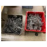 2 Boxes of Metal Retail Clothing Hangers