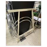 Collapsible Round Clothing Retail Rack Display